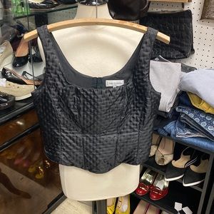 Anne Fontaine Black Vest - Paris - Sz 3